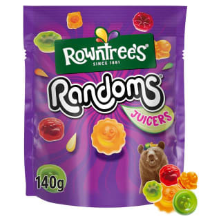Rowntree's Randoms Juicers Sharing Bag 140g for £0.75 at Sainsbury's