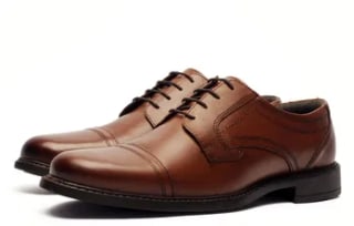 Oaktrak Charles Men’s Premium Leather Lace-Up Shoes – £15.99 w/code + Free Delivery