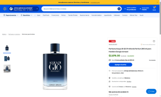 Perfume Giorgio Armani 200ml por $2,876 | Oferta Walmart