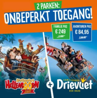 €5 of €11 vroegboekkorting op abonnementen voor Avonturenpark Hellendoorn