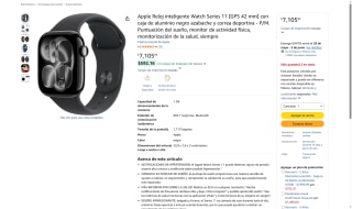 Apple Watch Series 11 42mm por $7,106 | Oferta Amazon