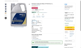 Aceite Pentosin 5W-30 por $847 | Oferta Amazon