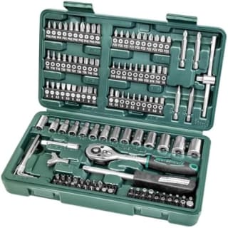 Brüder Mannesmann 29166 130-delige dopsleutel en bitset voor €15,94 bij Amazon