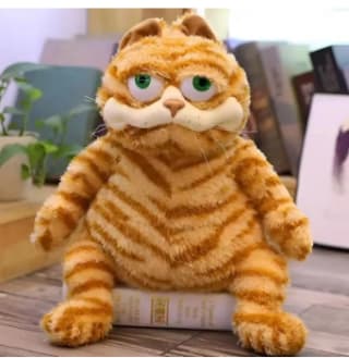 Lindo gato peluche naranja gordo juguete suave YellowTabby $7.700 En AliExpress.com