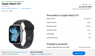 Apple Watch S11 42mm por $7,124 | Oferta MacStore