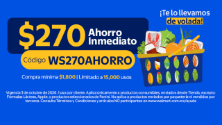 Cupón Walmart: $270 de Descuento en Super