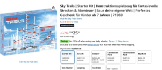 SKY TRAILS Starter Kit voor €25,95 bij Amazon
