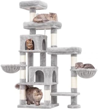 Hey-brother Arbre à Chat XXL 180 cm MPJ038W pour 59,99€ chez Amazon