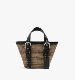 Parfois Bolso de mano estilo tote convertible a bandolera por 17.99€.