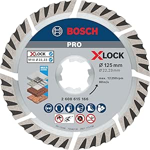 Disque diamanté Bosch PRO Multi Material X-LOCK pour 4,70€ chez Amazon