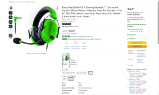 Audífonos Razer BlackShark V2 X por $674 | Oferta Amazon