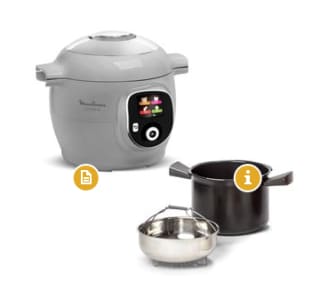 Multicuiseur Moulinex Cookeo+ 6L 80 recettes 6 modes de cuisson pour 149,99€