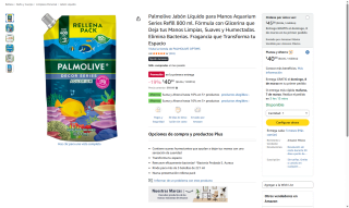 Palmolive Jabón Líquido Aquarium Series 800ml por $41 | Amazon