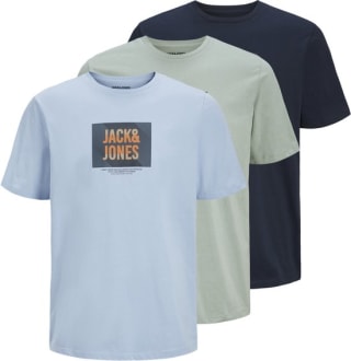3 pack Jack and Jones T-shirts maat M voor €14 bij Bol
