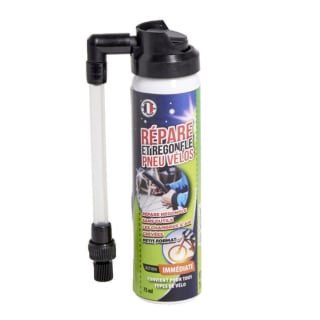 Bombe anti crevaison pour vélo 75ml à 1,06€