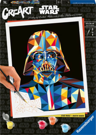 Ravensburger CreArt Star Wars Darth Vader - Schilderen op nummer voor €11,19 bij Bol
