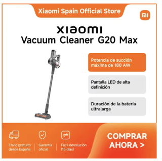 Xiaomi Vacuum Cleaner G20 Max por 177,85€