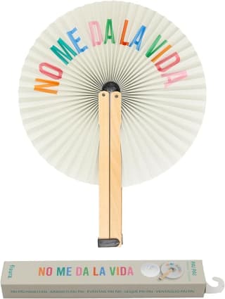 Fisura abanico plegable "no me da la vida" por 2,95€ en Amazon