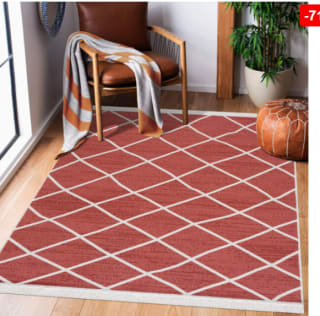 Muratap Boho dubbelzijdig wasbaar vloerkleed creme- 80x200 cm voor €10 bij V&D