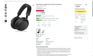 Audífonos Sennheiser Accentum Wireless por $1,899 | Amazon