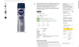 Desodorante NIVEA MEN 150ml por $36 | Oferta Amazon