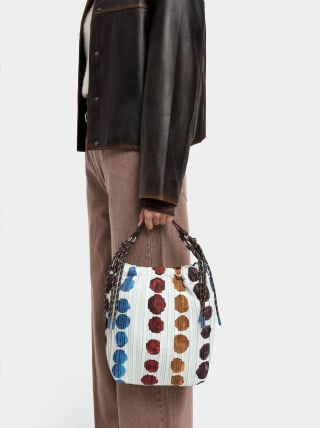 Bolso de mano estampado de nylon por 17.99€