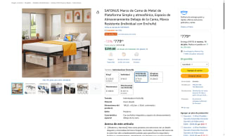 Marco de Cama de Metal Individual por $779 | Oferta Amazon