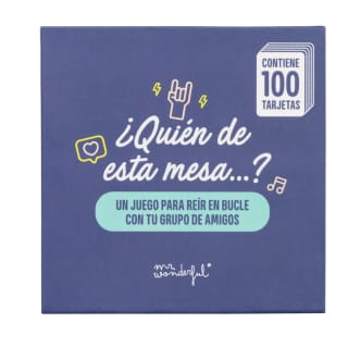 Mr. Wonderful Juego de Cartas ¿Quién de esta mesa...? por 2.99€