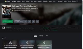 Batman: Arkham Collection por $232 | Oferta Xbox Store