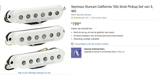 Seymour Duncan California '50s Strat Pickup Set van 3 voor €199 bij Amazon