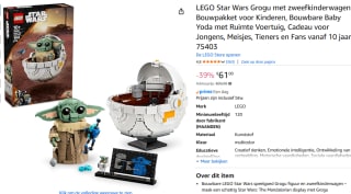 LEGO Star Wars: The Mandalorian™ Grogu™ met zweefkinderwagen voor €61 bij Amazon
