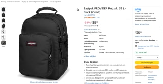 Eastpak Rugzak voor €35,99