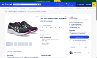 Tenís Asics Patriot 14 por $960 | Coppel