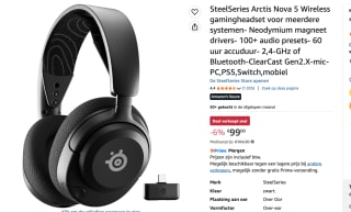 SteelSeries Arctis Nova 5 Wireless voor €99 bij Amazon