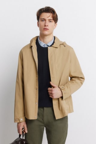 Springfield parka ligera beige por 16,99€