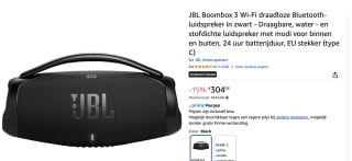 JBL Boombox 3 Wi-Fi - Draadloze Speaker voor €304,03 bij Amazon