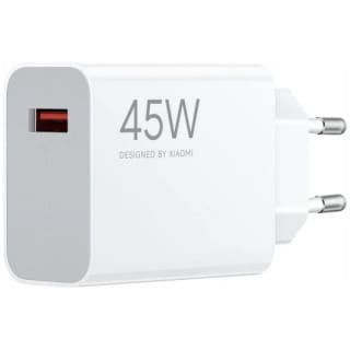 Adaptador de corriente Xiaomi 45W carga rápida USB-A blanco por 14,99€