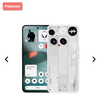 Nothing Phone (3) 256GB Wit voor €470 bij Belsimpel