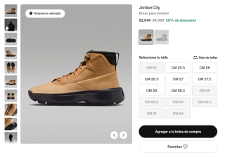Botas Nike Jordan City para Hombre por $2,049