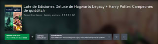Hogwarts Legacy + Harry Potter: Campeones de quidditch Deluxe por $195 | Xbox Store