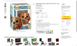 Funko Pop Lady Disney por $170 | Oferta Amazon