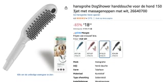 DogShower handdouche voor de hond voor €18,22 bij Amazon