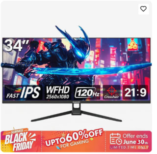 Écran PC 34" Gawfolk - UWFHD à 119,99€