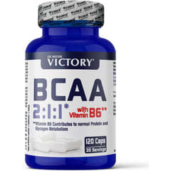Weider Victory BCAA 2:1:1 Cápsulas con Vitamina B6 120 Cápsulas por 5.99€