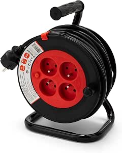 Enrouleur Rallonge Électrique 15M VELAMP REEL-FR-15 à 18,46€