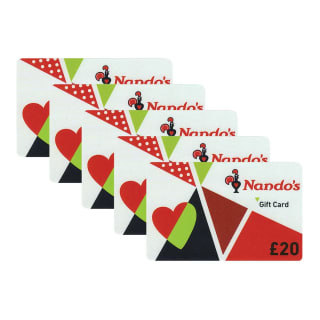 £100 Nando's Gift Cards Multipack (5 x £20) - £83.99 at Costco