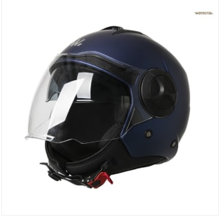 Casque moto jet Urban Vision WAYSCRAL taille M visière solaire bleu mat à 24€