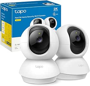 Pack 2 Tapo C210 Cámara IP WiFi 360° Cámara de Vigilancia 2K por 42.27€