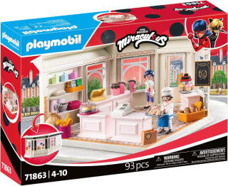 PLAYMOBIL Miraculous 71863 Franse bakkerij voor €38,98 bij Amazon