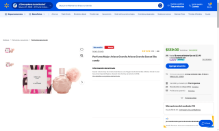 Perfume Ariana Grande Sweet Like Candy por $539 | Oferta Walmart